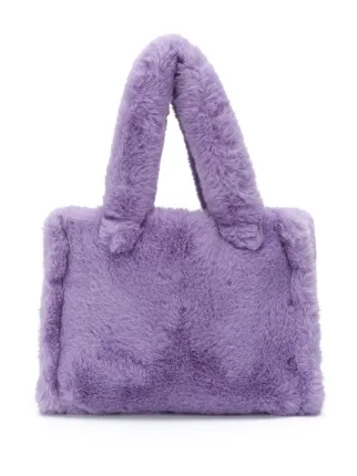 Purple fur bag Clearance