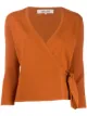 الصورة 1 من DVF Diane von Furstenberg توب منسوج وملفوف