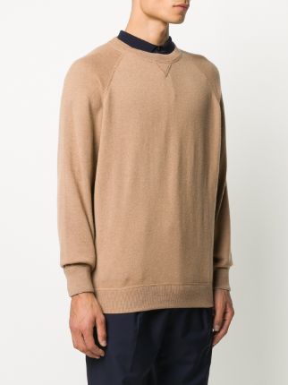 rib-trimmed cashmere jumper展示图