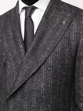 pinstriped double-breasted suit展示图