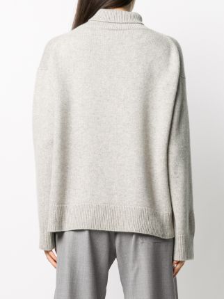 rib-trimmed cashmere jumper展示图