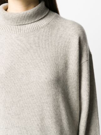 rib-trimmed cashmere jumper展示图