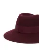 Maison Michel logo plaque fedora hat