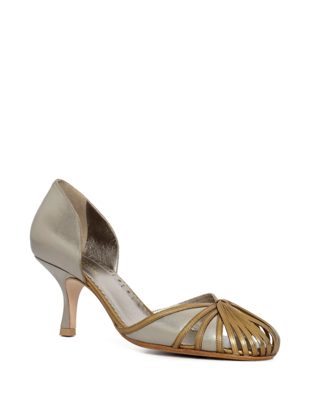 Sarah Chofakian 70mm leather heeled pumps | Heeled Pumps | Image 2