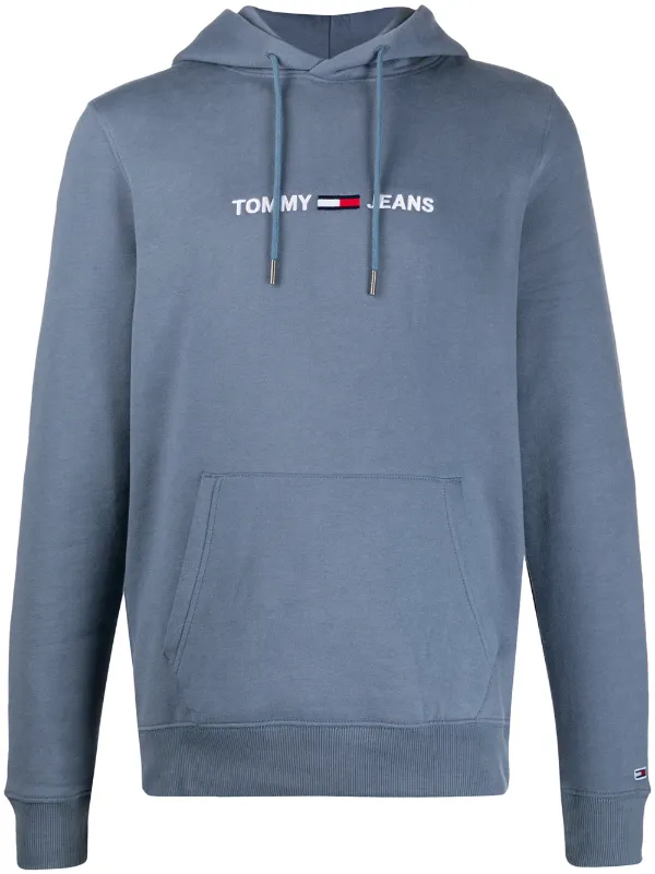 tommy jeans hoodie blue