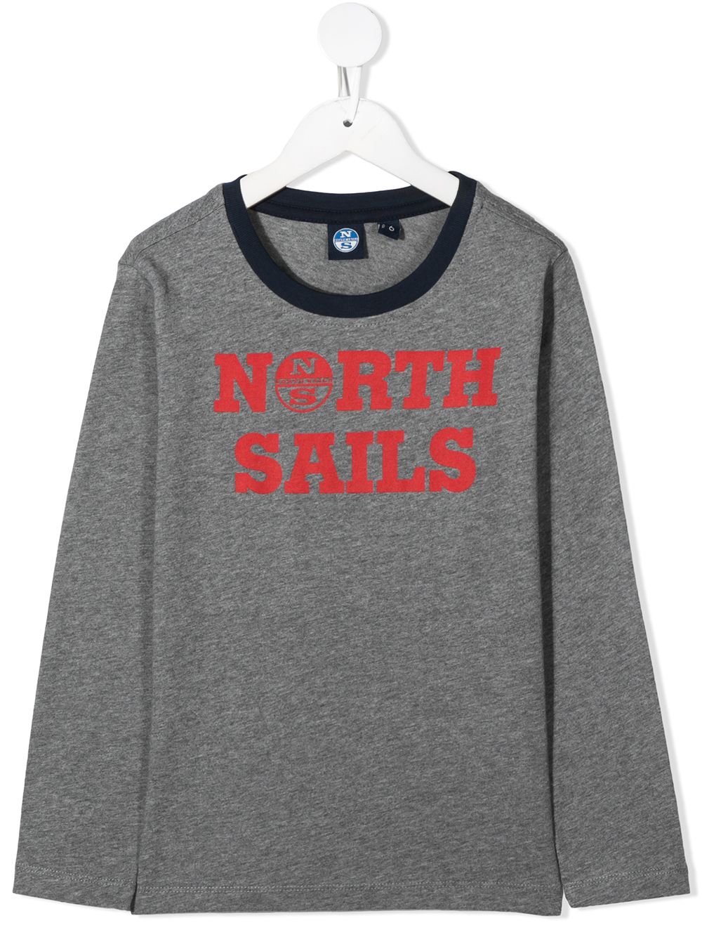 фото North sails kids logo-print long sleeve t-shirt