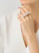 Image 2 of TASAKI 18kt white gold pearl diamond Balance Decade ring