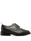 Thom Browne Longwing pebbled brogues - Black