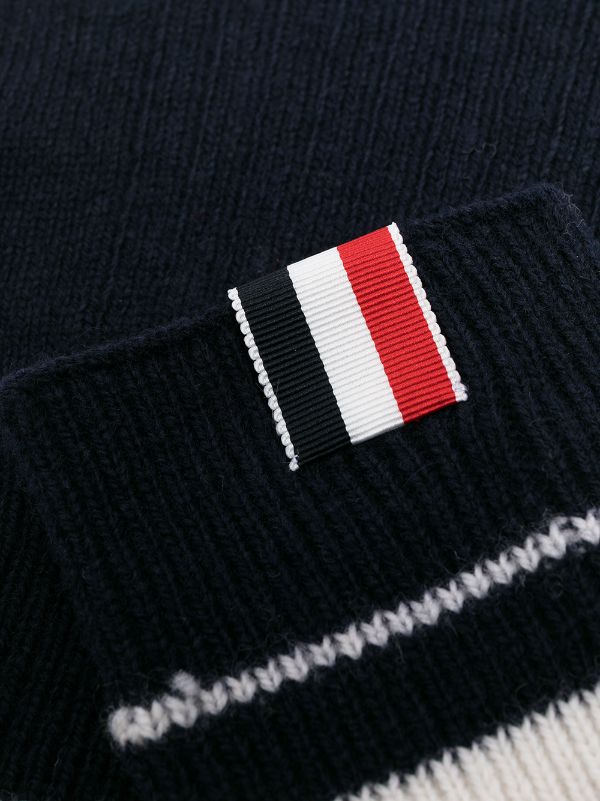 Thom Browne RWB-stripe Wool Gloves - Farfetch