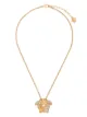 Image 1 of Versace crystal-embellished Medusa necklace