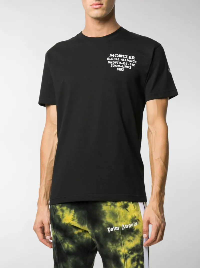 Moncler Genius rear logo T-shirt black 