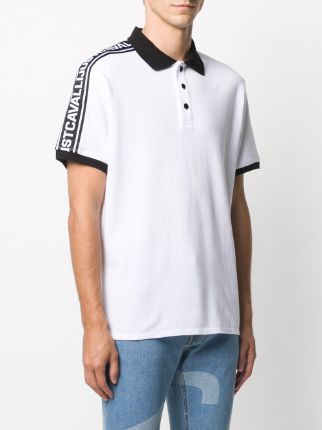 logo stripe polo shirt展示图