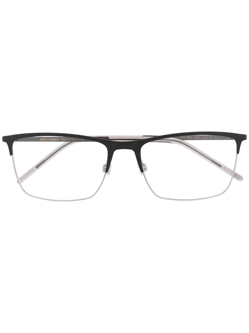 Dolce & Gabbana Eyewear rectangular-frame glasses | Black | Image 1