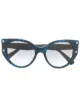 الصورة 1 من Valentino Eyewear نظارة شمس بإطار عين القطة