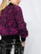 Just Cavalli كنزة قصيرة بطبعة جلد الفهد
