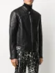 Just Cavalli logo-hem biker jacket