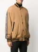 Just Cavalli logo-tape bomber jacket