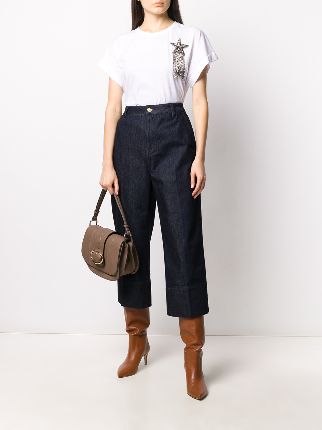 cropped denim trousers展示图