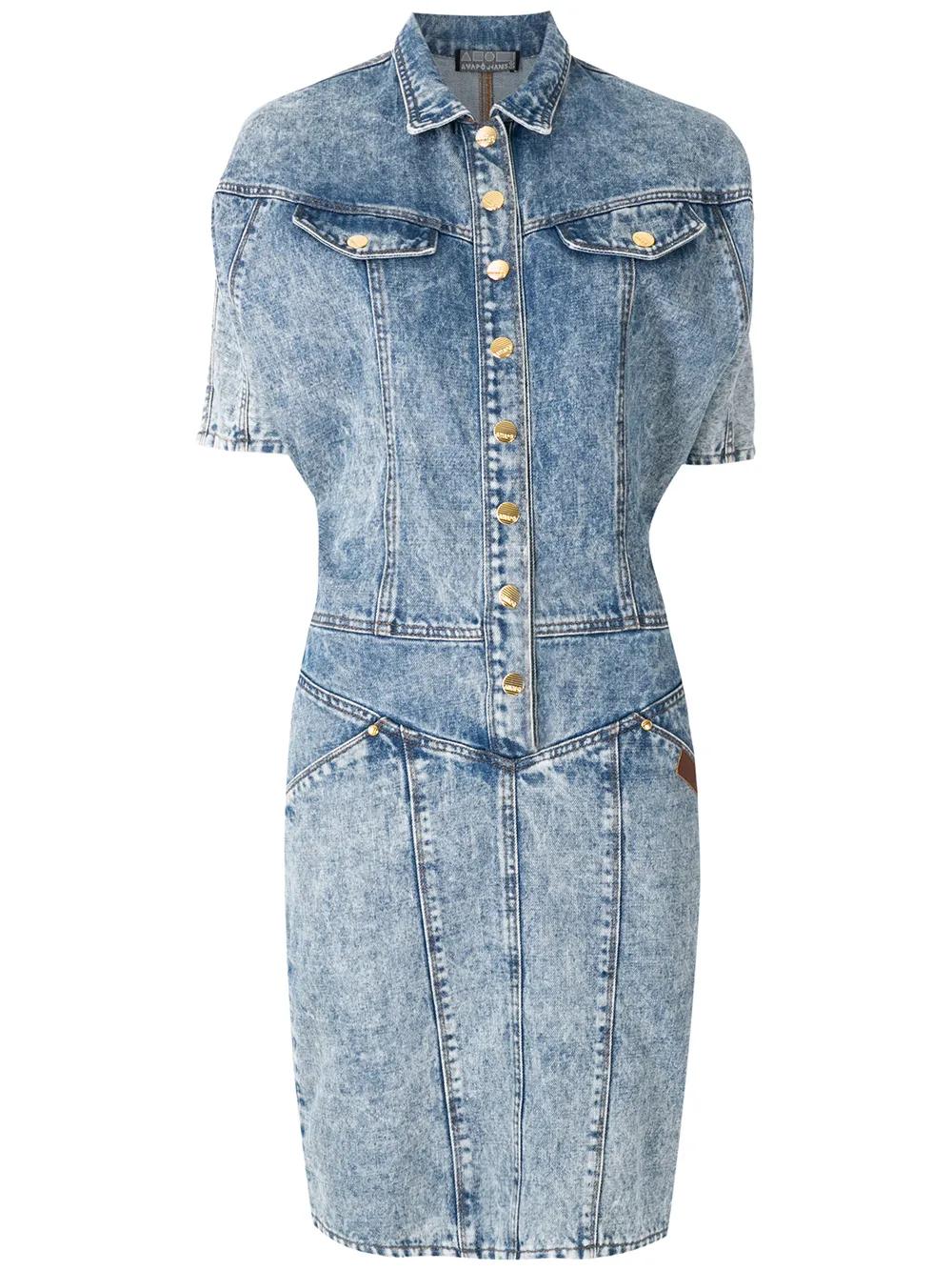 

Amapô vestido de mezclilla Yoná - Azul