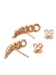 SHAY 18kt rose gold chain-link diamond earrings