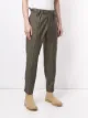 Pt01 melange herringbone trousers