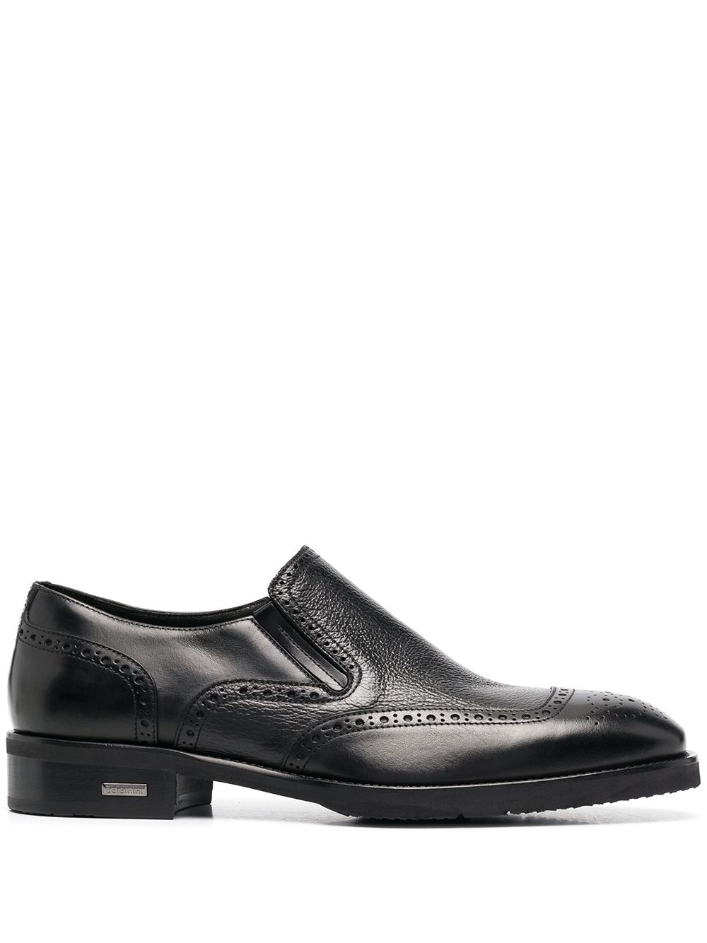 фото Baldinini slip-on leather loafers