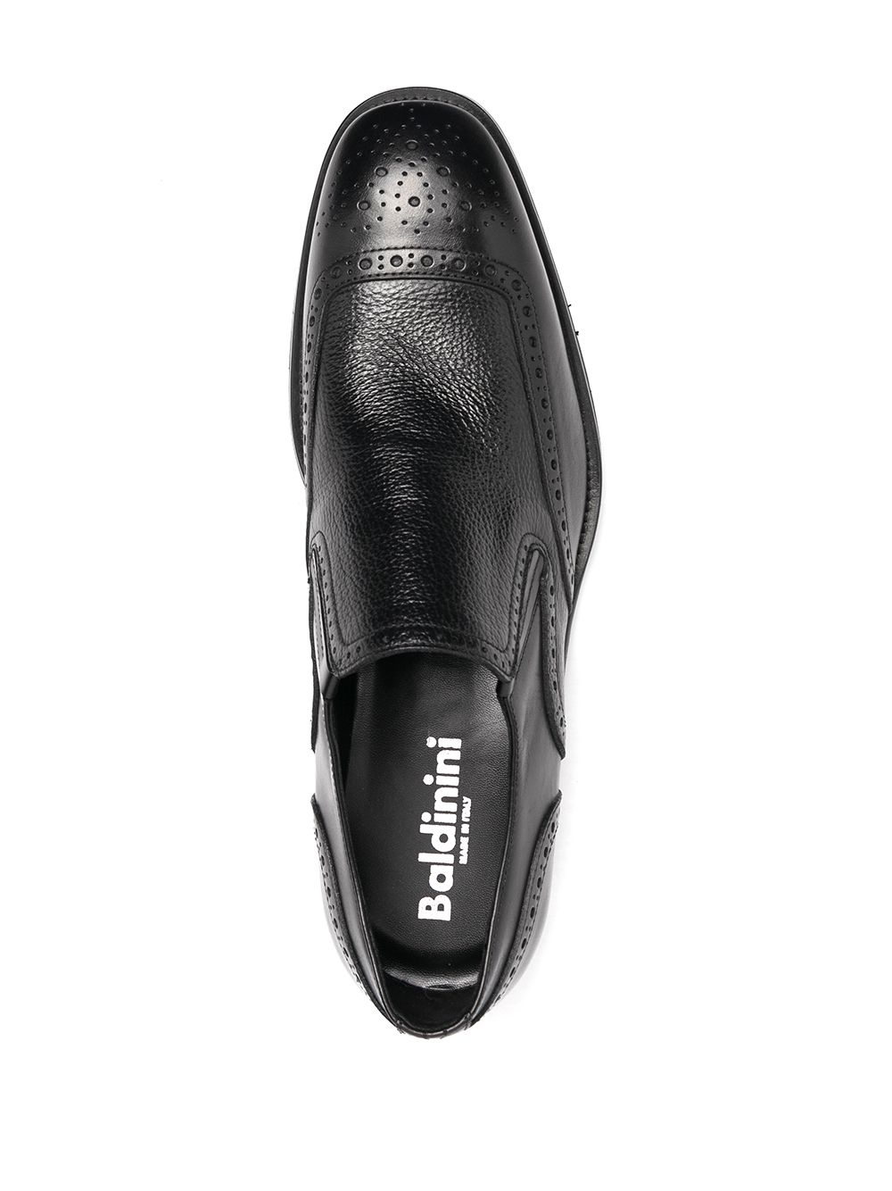 фото Baldinini slip-on leather loafers