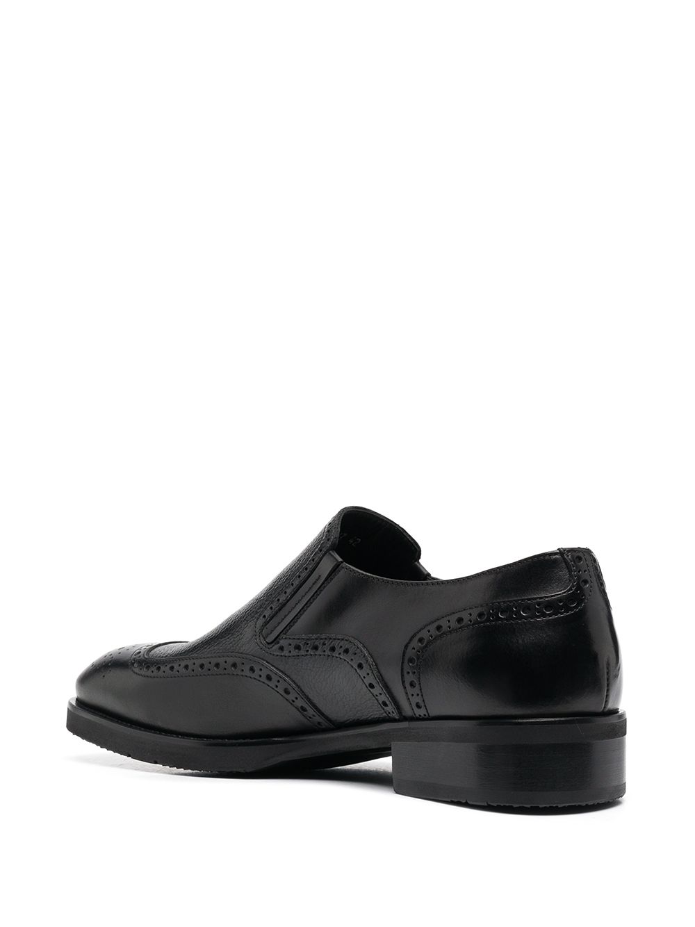 фото Baldinini slip-on leather loafers