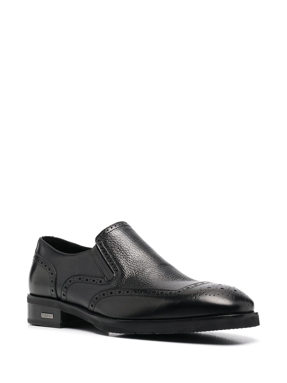 фото Baldinini slip-on leather loafers