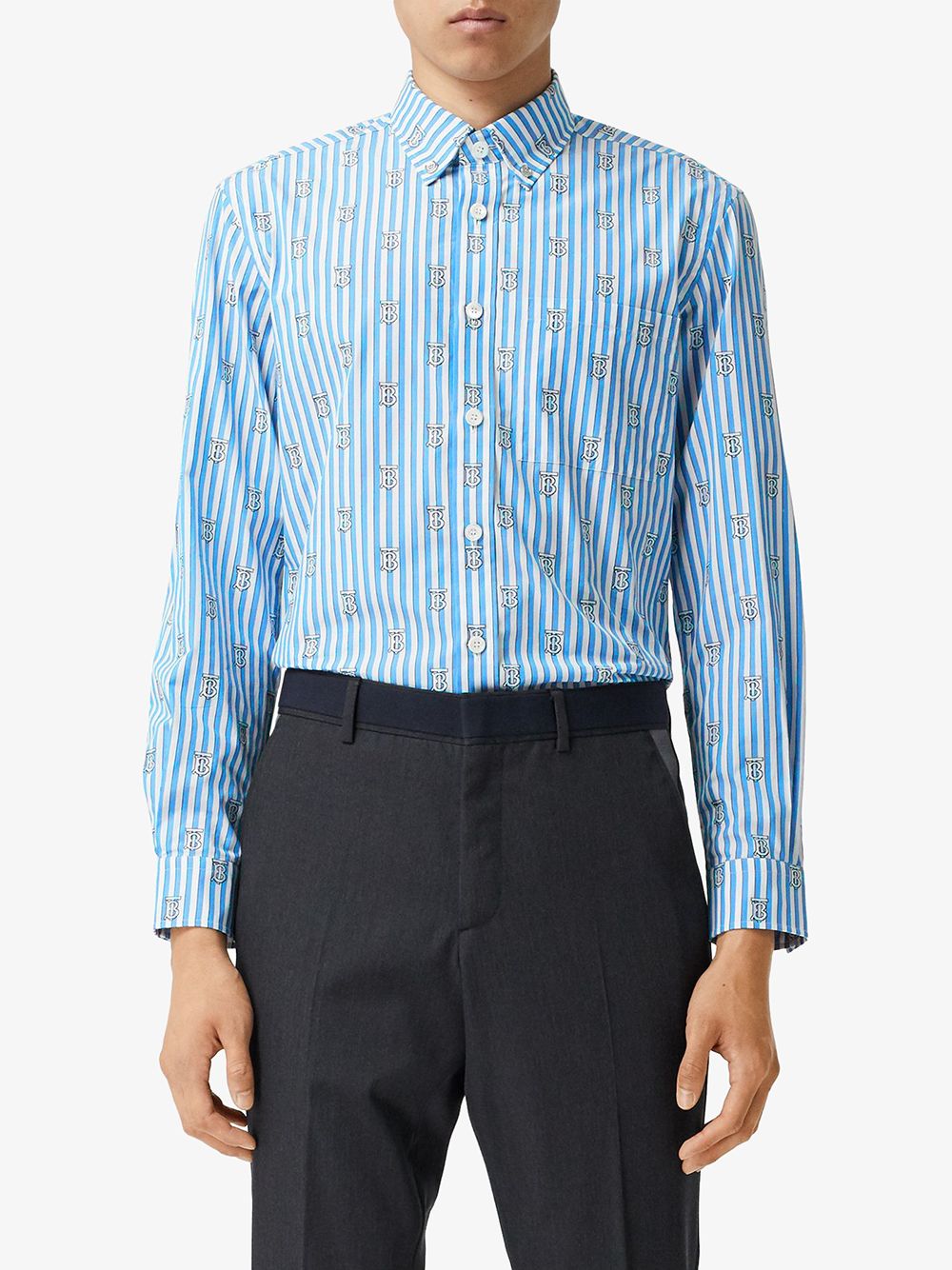 Burberry Monogram Striped Shirt - Farfetch