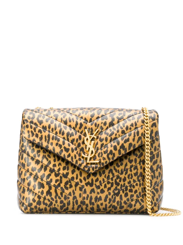 ysl leopard bag
