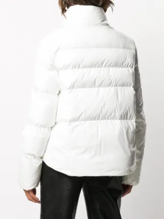 funnel-neck quilted coat展示图