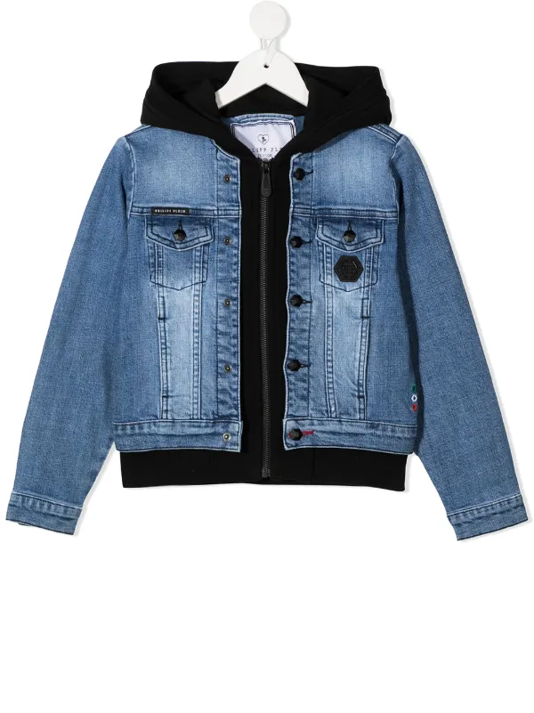 teddy denim jacket