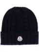 Image 1 sur Moncler bonnet à patch logo