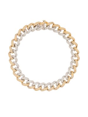 Pave diamond clearance chain link bracelet