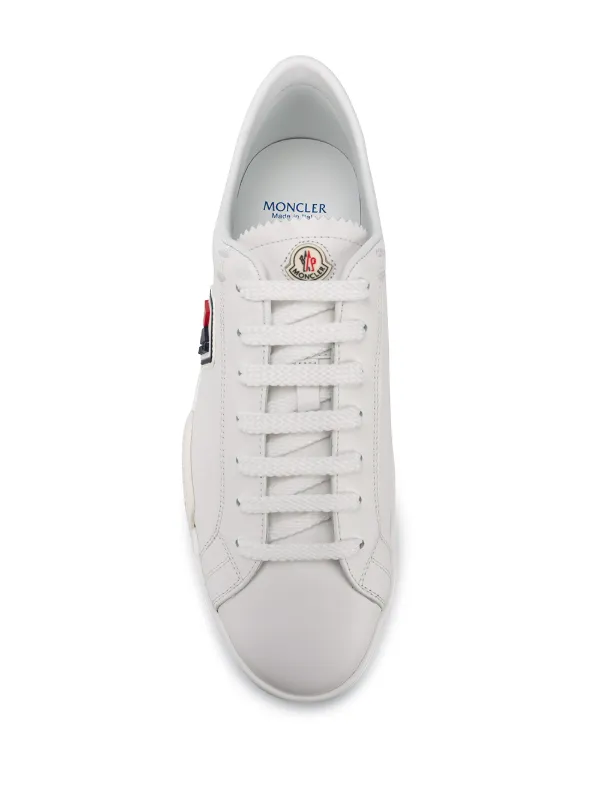 moncler white trainers