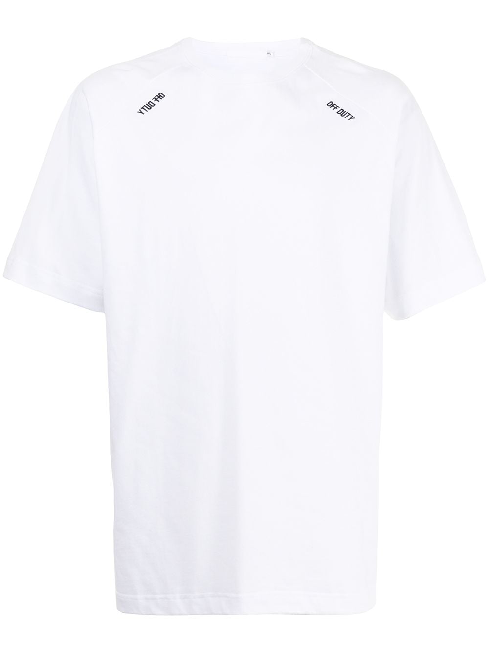 Shop Off Duty logo shoulder T-shirt with Express Delivery - FARFETCH