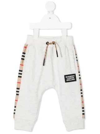 burberry sweatpants white
