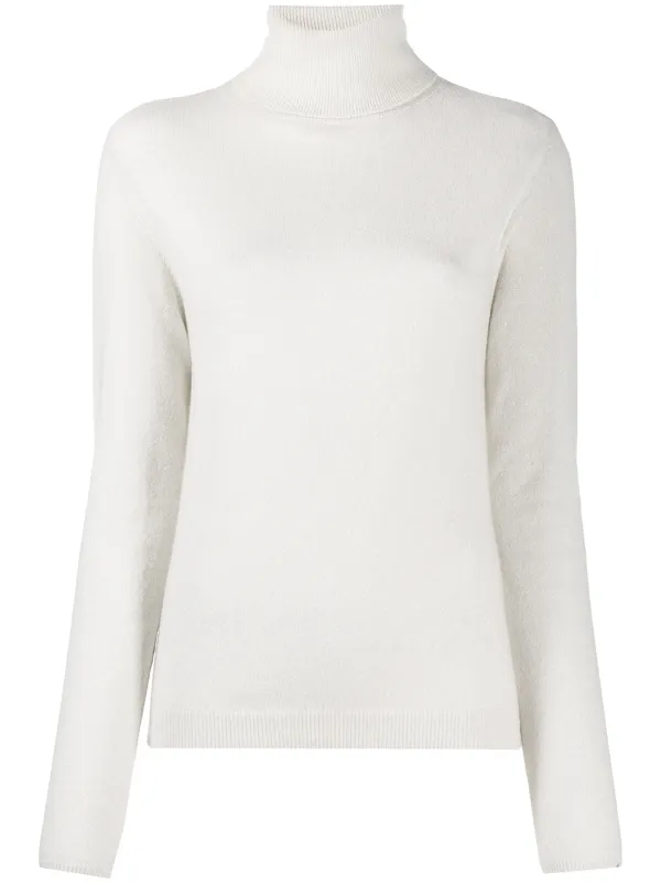 white rib jumper
