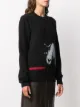 Rick Owens DRKSHDW سويت شيرت بطبعة جرافيك