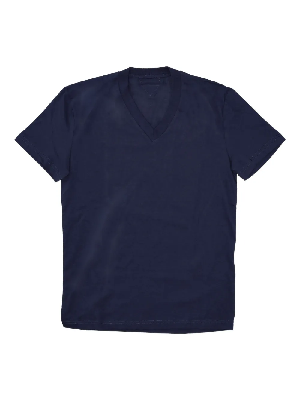 Prada V-neck short-sleeve T-shirt - Blauw
