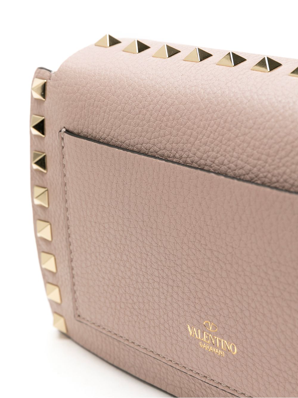 фото Valentino garavani bolsa rockstud em couro