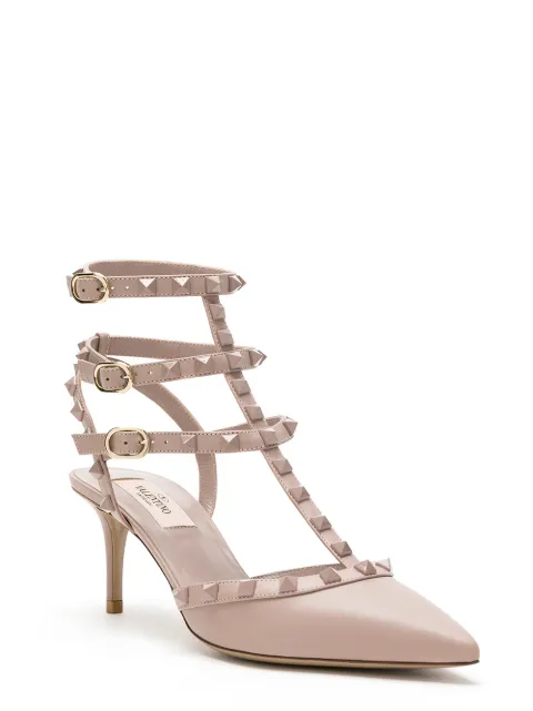valentino rockstud caged pump