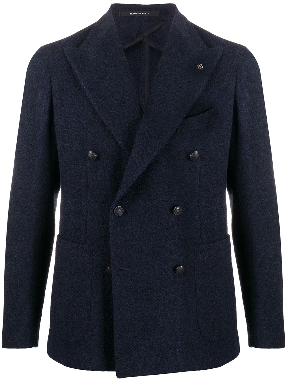 Tagliatore Double-breasted Blazer In Blue