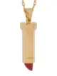 LANVIN lipstick pendant necklace