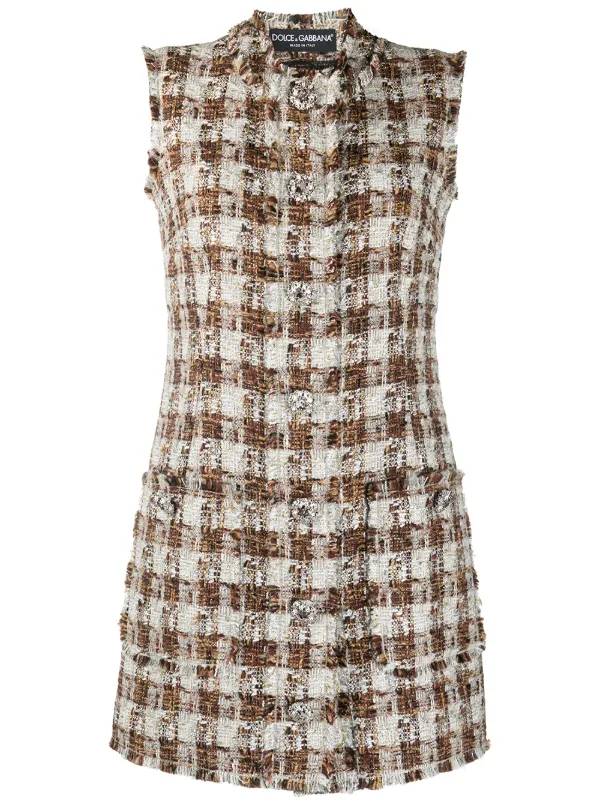 tweed shift dress