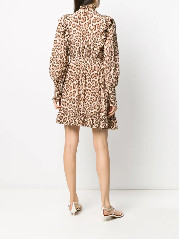 zimmermann leopard print dress