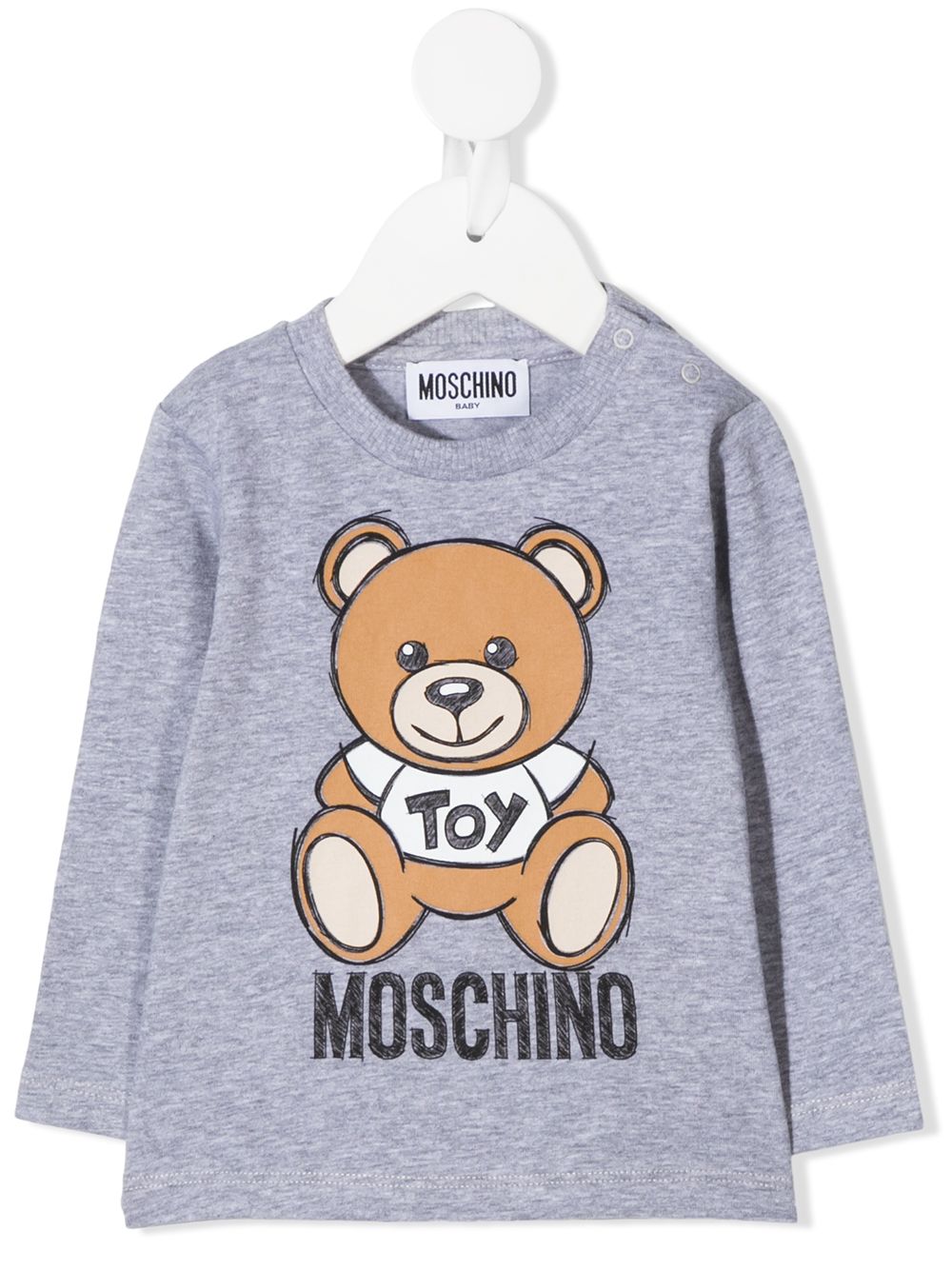 фото Moschino kids футболка с длинными рукавами