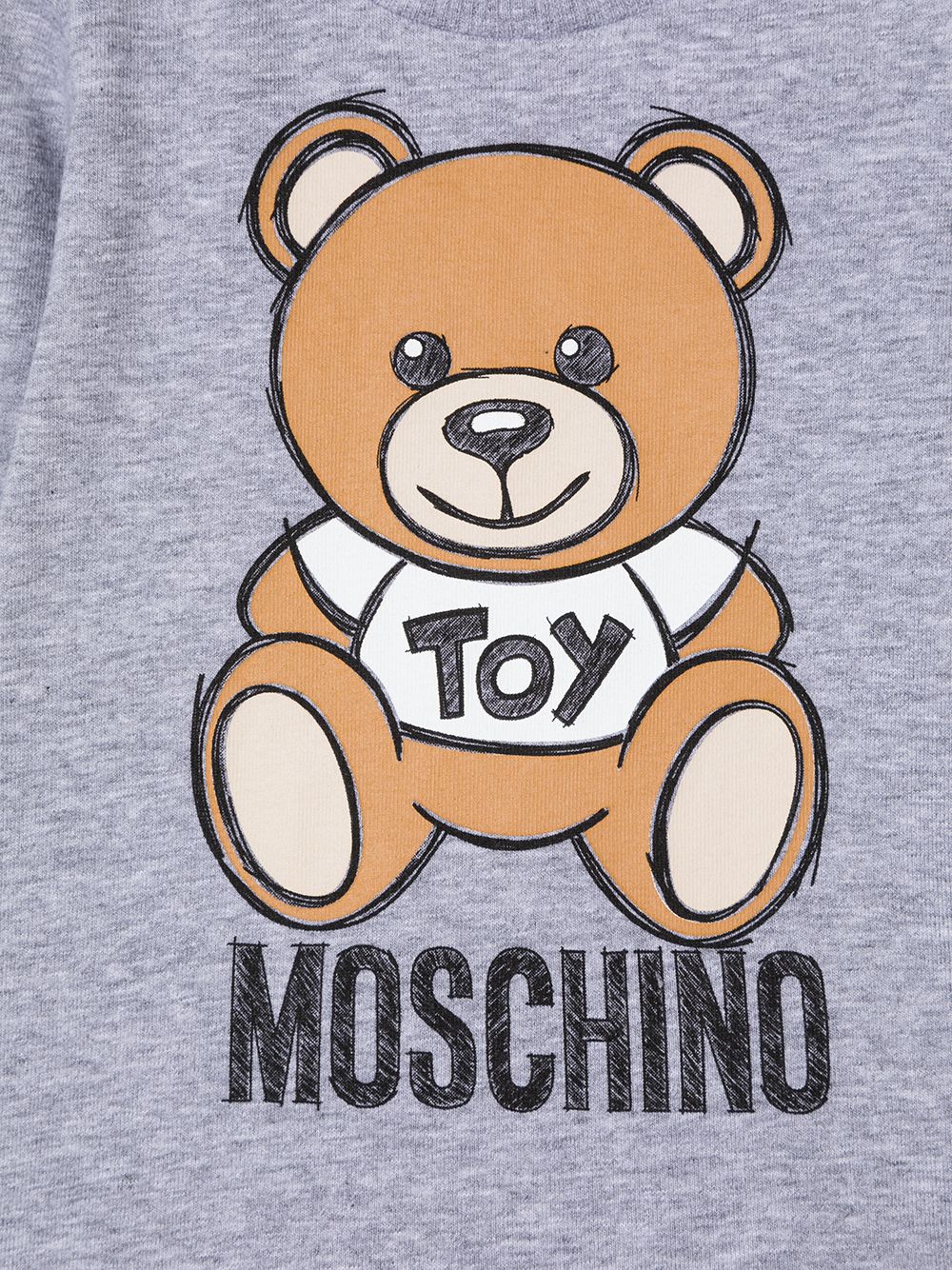 фото Moschino kids футболка с длинными рукавами