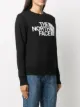 The North Face crew neck logo sweatshirt